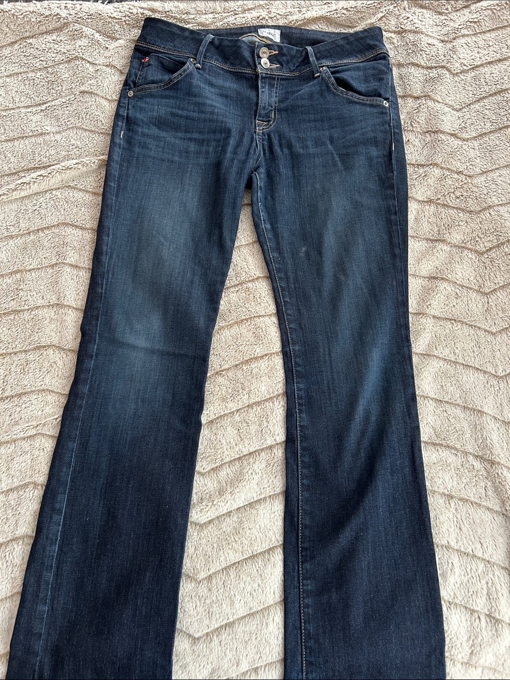 Hudson Petite Beth Baby Boot Dark Blue Women's Bootcut Jeans 30